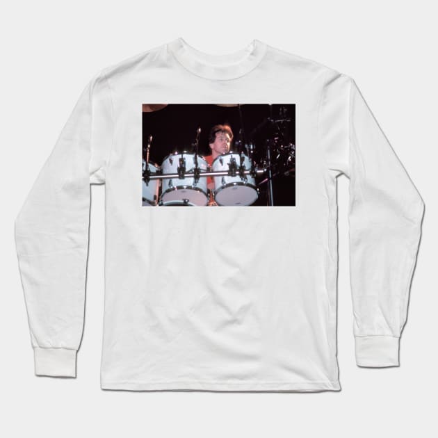 David Robinson The Cars Photograph Long Sleeve T-Shirt by Concert Photos